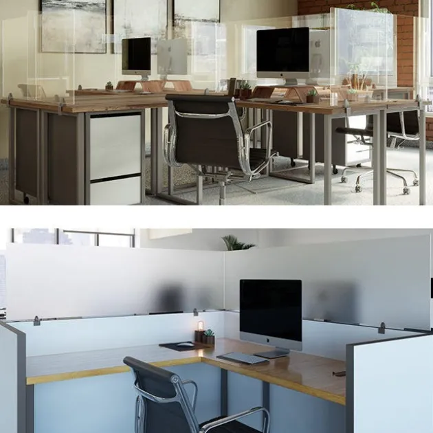 Acrylic Desk Mount & Panel Extenders by OBEX