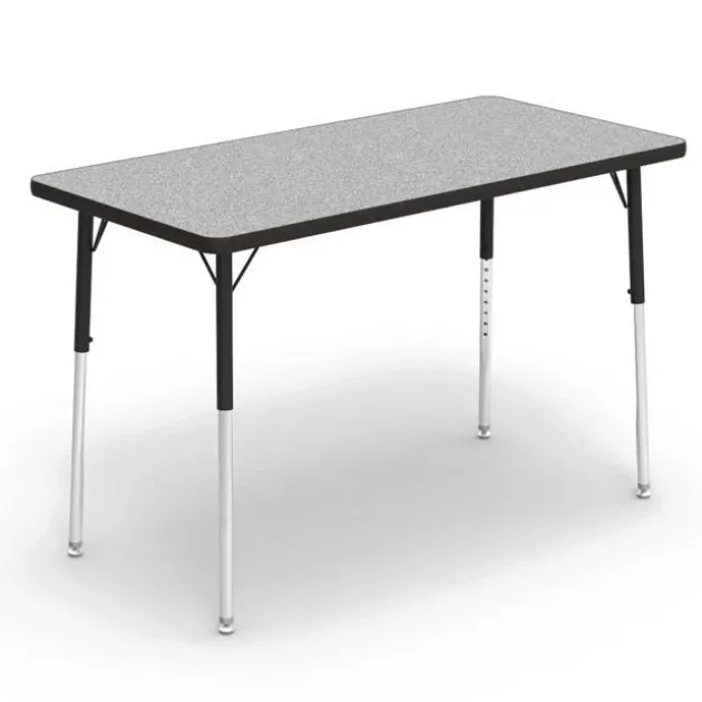 Activity Table and Chair Package - 4000 Series Activity Table & Four 9000 Series Stack Chairs (18'' H - 5th-Adult)