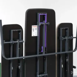 ADA Fold & Roll Booth w/ Low Partition & Extendable Lift