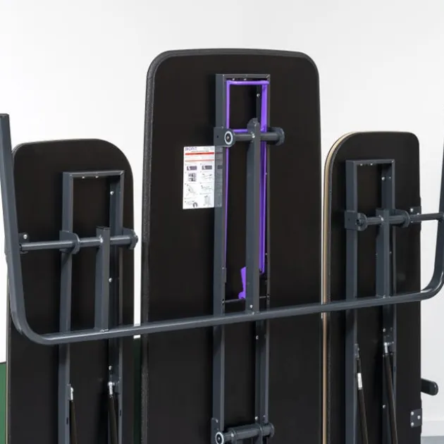 ADA Fold & Roll Booth w/ Low Partition & Extendable Lift