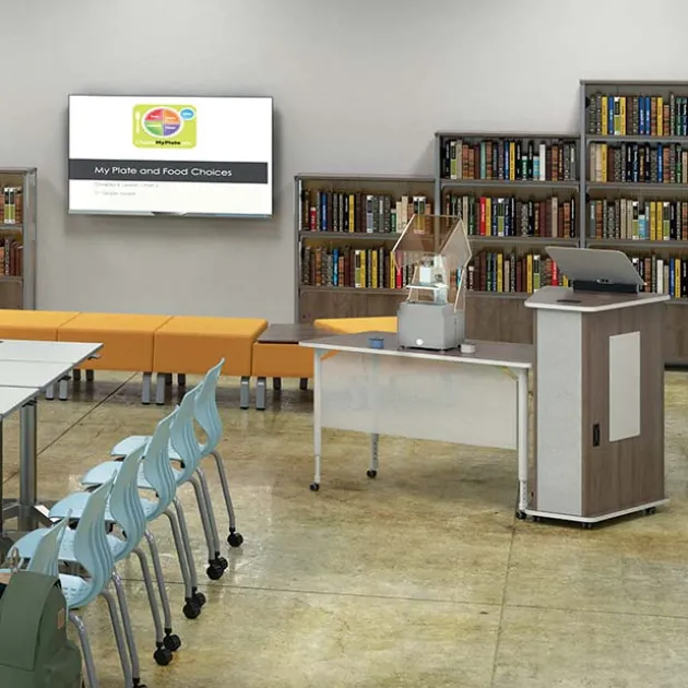 A & D Crossfit School Teacher Desk