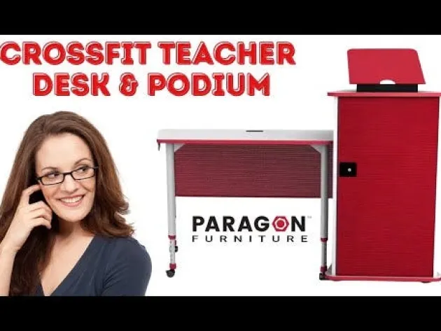 A & D Crossfit School Teacher Podium