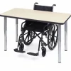 Adjustable-Height ADA-Compliant Activity Table with Galaxy Legs - 20" x 36" Rectangle