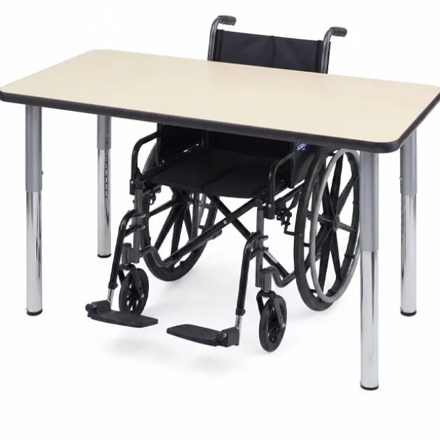 Adjustable-Height ADA-Compliant Activity Table with Galaxy Legs - 20" x 36" Rectangle
