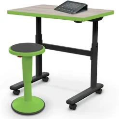 Adjustable Height Flipper Desks