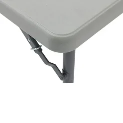 Adjustable Height Fold In Half Plastic Folding Table - 24