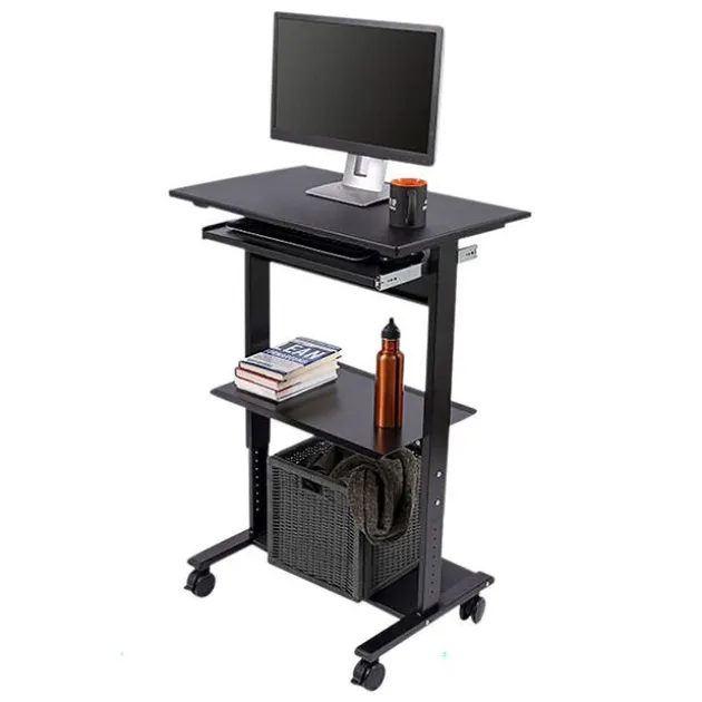 Adjustable 3-Shelf Stand Up Workstation
