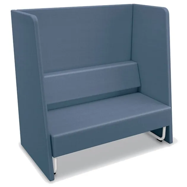 Akt High Back Loveseat Soft Seating Privacy Package