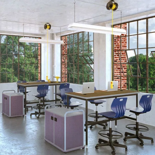 All Welded Chargebar Powered Tables
