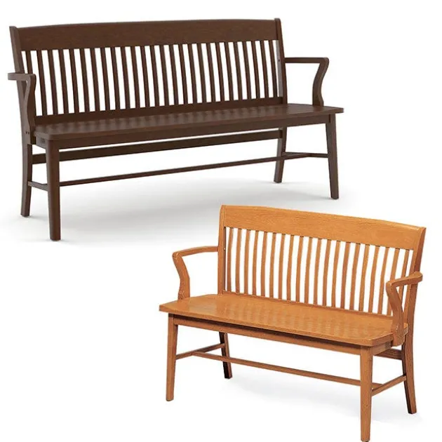Americana Oak Benches by Community