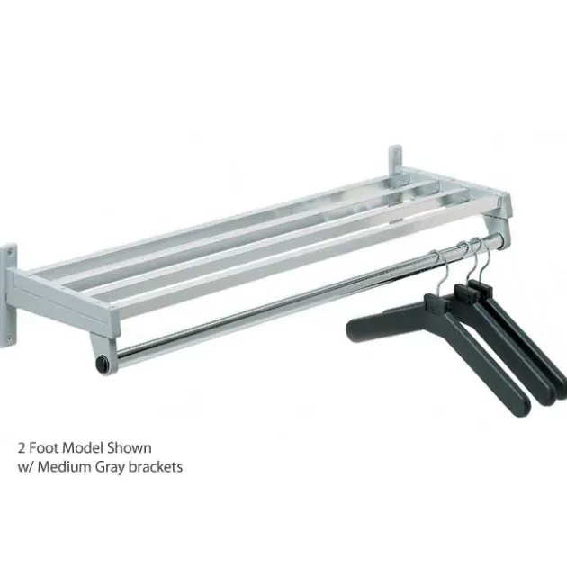 Anodized Aluminum Hanger Style Wall Rack