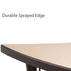 Aptitude Jr. Executive Student Desk- Laminate Top w/ Sprayed Edge