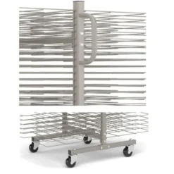 Art Drying Rack w/ 70 Trays & Casters
