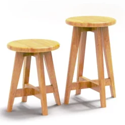 Artisan Wood X-Base Stools