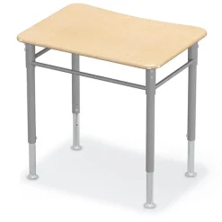 Astute Flex Rectangle Hard Plastic Student Desk 2-Pack