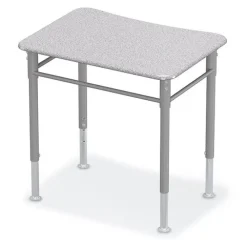 Astute Flex Rectangle Hard Plastic Student Desk 2-Pack