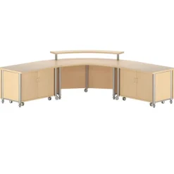 Aura Series Mobile Circulation Desk