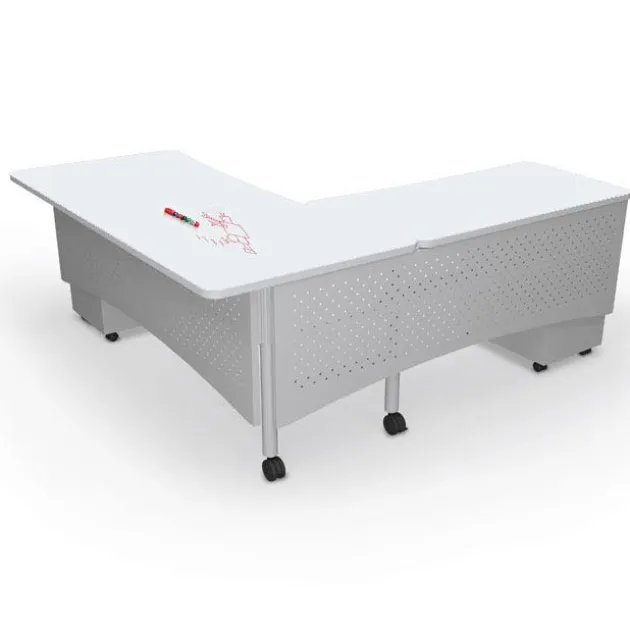 Avid L-Shaped Desk w/ Dry Erase Top