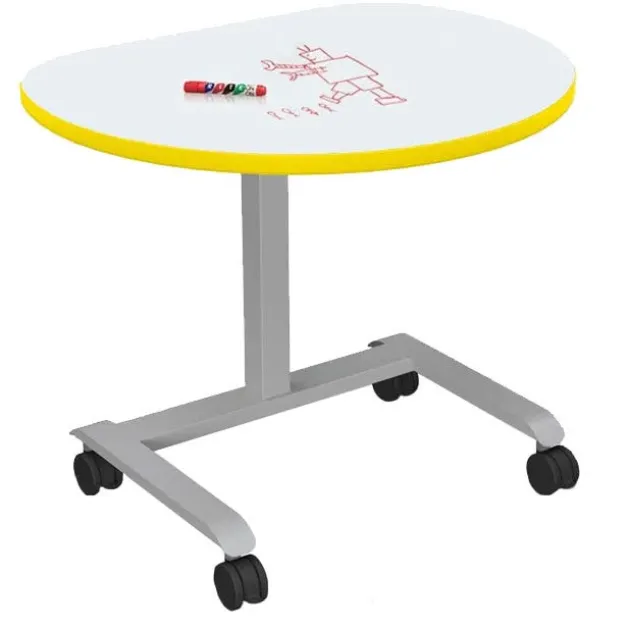 Avid Pneumatic Conference End Desk w/ Dry Erase Top