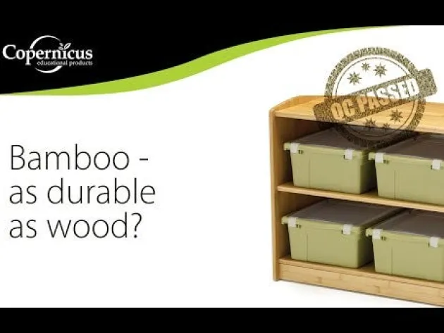 Bamboo Shelving Unit w/ Storage Bins