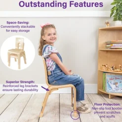 Bentwood Chair Set of 2 (16'' H - 2nd - 4th)