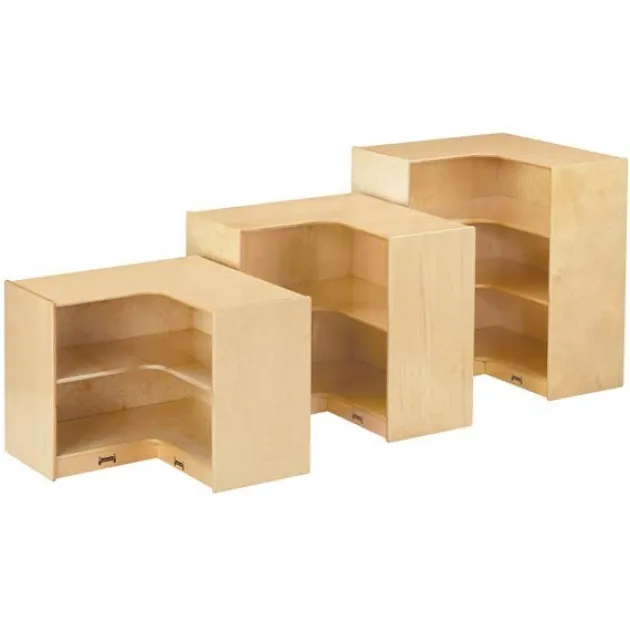 Birch Mobile Corner Storage Units