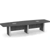 Boat Shaped Conference Tables w/ Elliptical Base