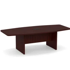 Boat Shaped Conference Tables w/ Slab Base