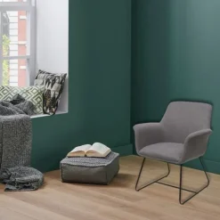 Bolster Collection Mid Back Guest Chair w/ Sled Base