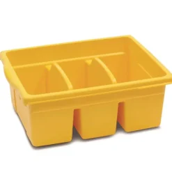 Book Browser Cart w/ 6 Divided & 3 Open Storage Bins