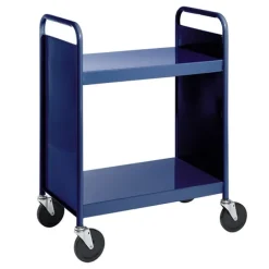 Book Truck w/ 3 Flat Top Shelves - 38