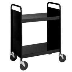 Book Truck w/ 3 Flat Top Shelves - 38