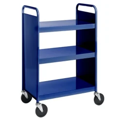 Book Truck w/ 3 Flat Top Shelves - 43
