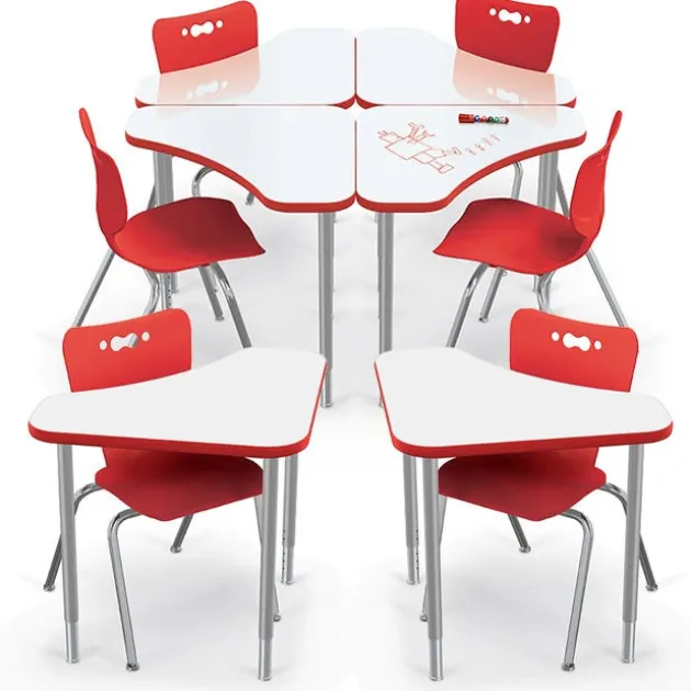 Boomerang Dry Erase Desk & Hierarchy Chair Packages