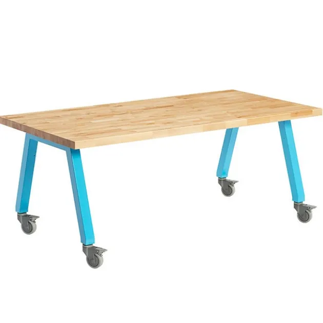 Butcher Block Top Planner Studio Tables