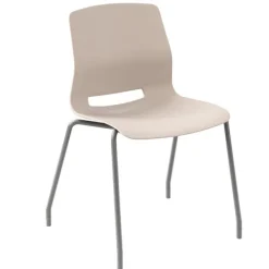 Cafe Table with Six Lola Armless Chairs - 36'' X 72'' Rectangle
