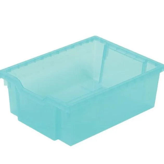 Callero Antimicrobial Double Cart w/ 8 Deep Trays