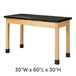 Caprock Economy Science Lab Table with Phenolic Top - 30" x 60"