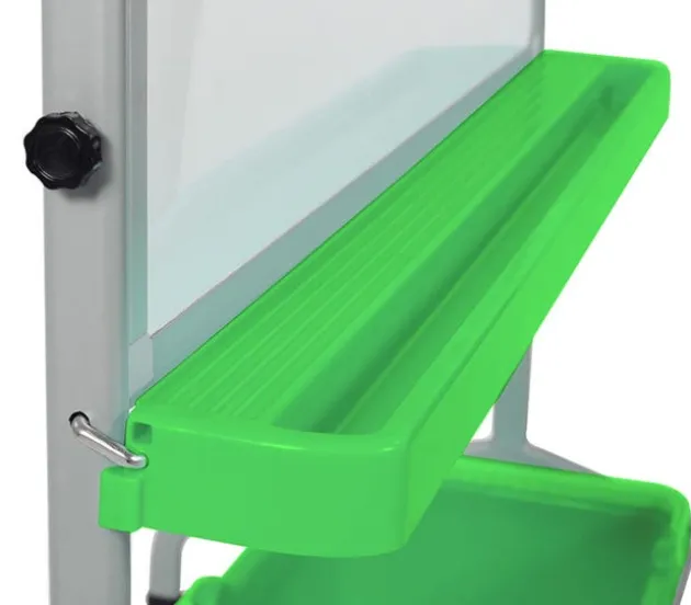 Classroom Chart Stand with Storage Bins