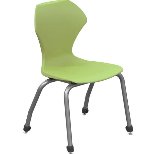 Classroom Set- 20 Apex Stack Chairs (18'' - 5th-Adult) & 20 Dry Erase Desks (30'' x 20'')
