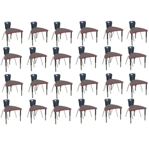 Classroom Set - 24 Apollo Synergy Student Desks and Stack Chairs