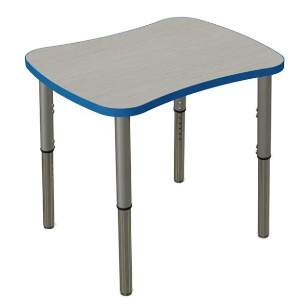 Classroom Set - 24 Bone Synergy Student Desks and Stack Chairs
