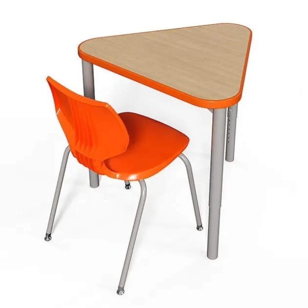 Classroom Set- 24 Elemental Triangle Desks & Flavors Chairs