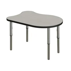 Classroom Set - 6 Fish Synergy Student Desks and Stack Chairs