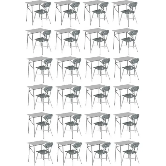 Classroom Set - 24 Insight Student Desks & Legacy 510 Chairs Package