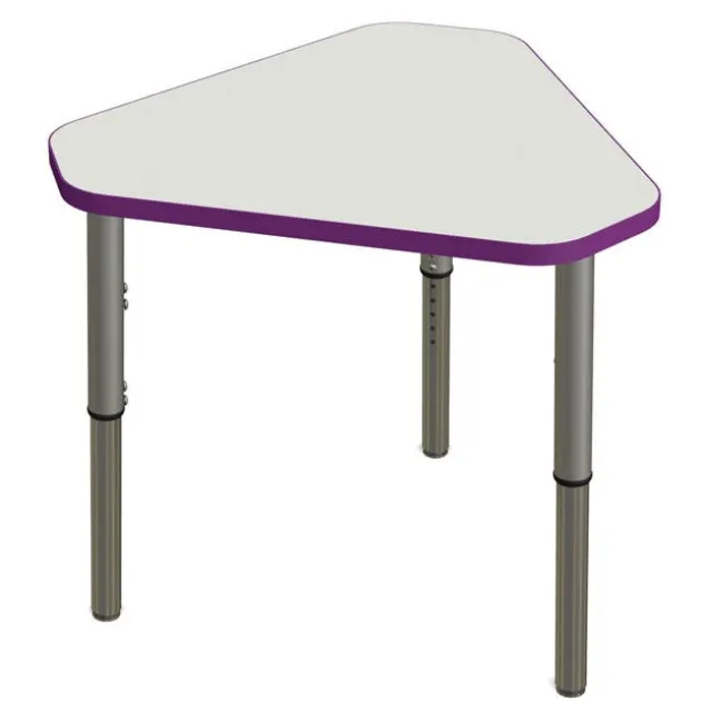 Classroom Set - 24 Jewel Dry Erase Synergy Student Desks and Stack Chairs