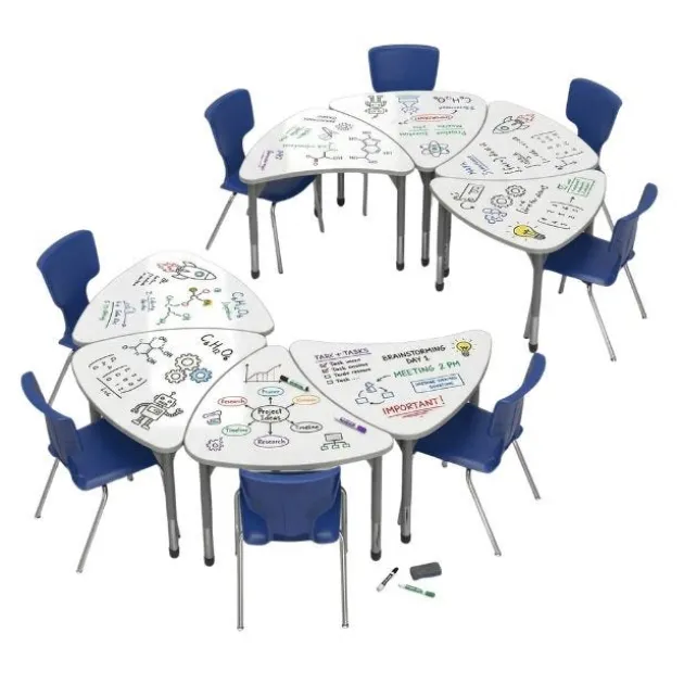 Classroom Set - Premier Chevron Dry Erase Desks & Premier Chairs Package