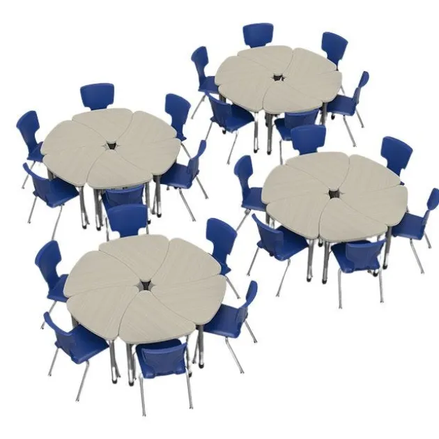 Classroom Set - Premier Chevron Desks & Premier Chairs Package