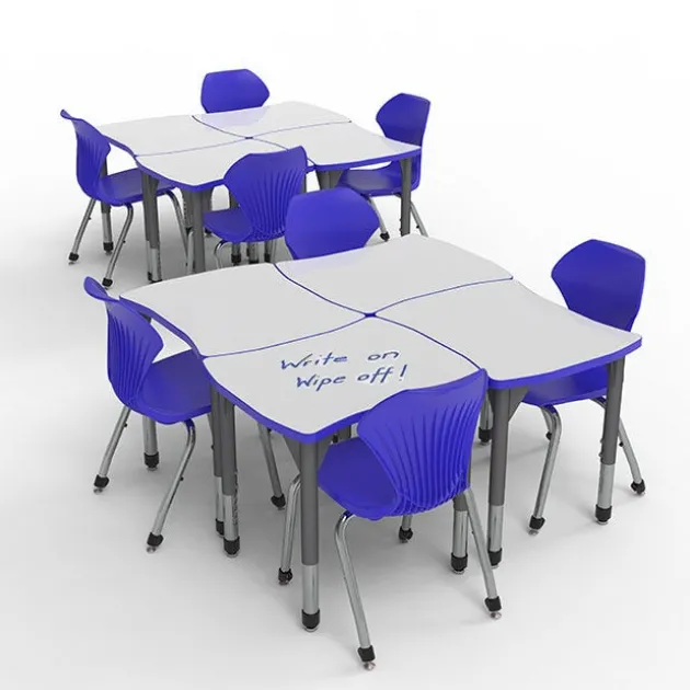 Classroom Set - Premier Contour Dry Erase Desks & Apex Chairs Package