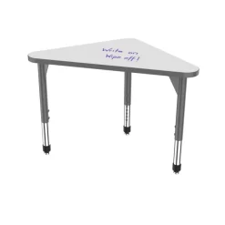 Classroom Set - 8 Premier Dry Erase Triangle Desks & Apex Chairs (18